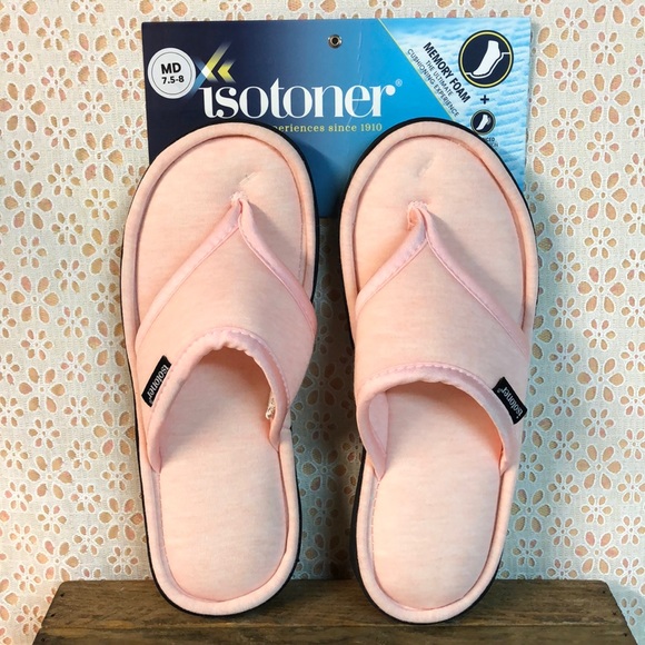 Isotoner Flip Flop Style Slippers